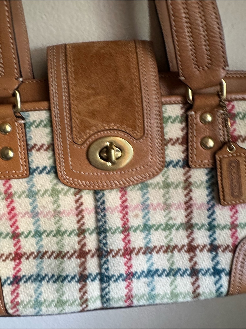Coach Hampton tattersall bag - Picture 9 of 12